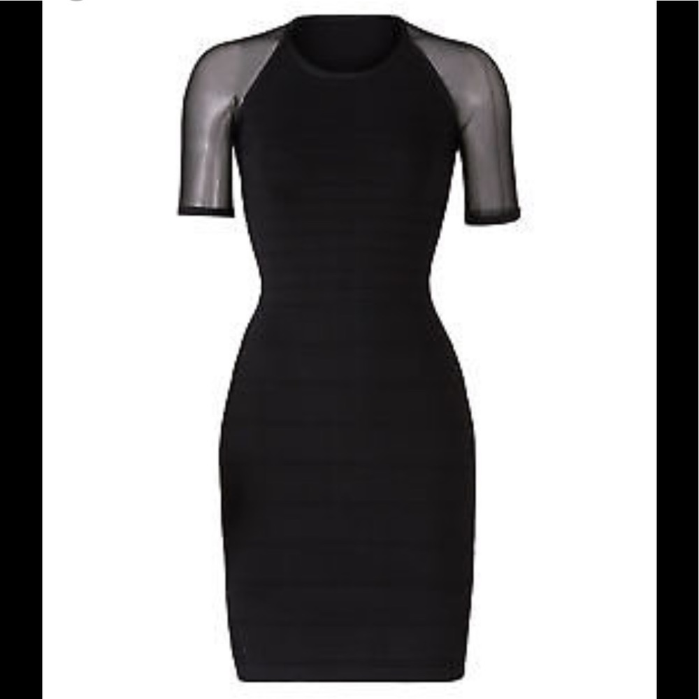 John & Jenn Mesh Sleeve Bandage Dress